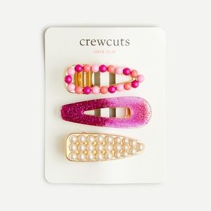 ✨NWT✨J. CREW// Girls' pearls and glitter hair clip
